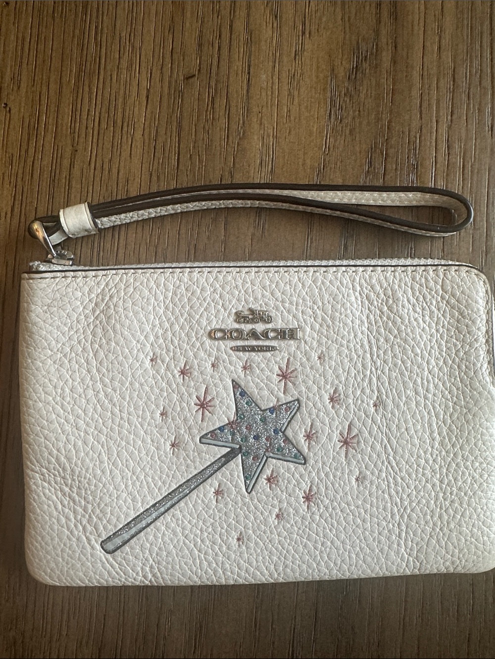 Coach Wizard of Oz good witch wand wristlet EUC